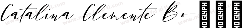 Catalina Clemente Bo字体转换
